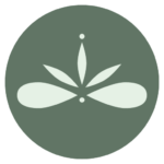 Light green outline of the Vavatu logo icon inside of a sage green circle - Highlight Cover Icon