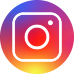 Instagram logo icon rainbow style