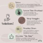 Graphic of different types of stress and solutions